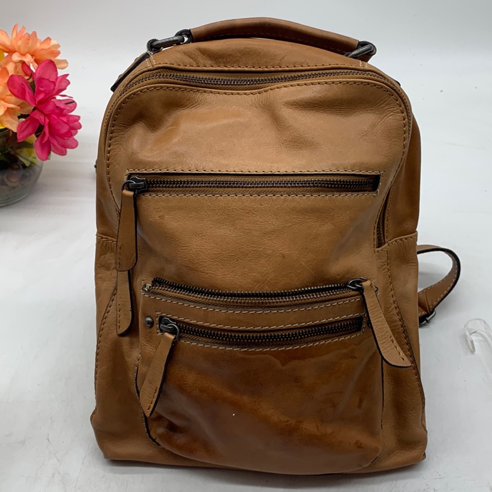Colorado Beautiful Tan Leather Backpack Mcb5183 Gem